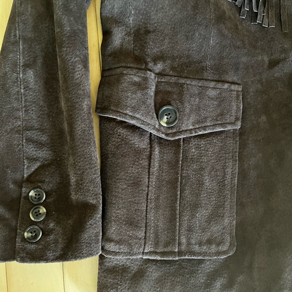 Blank NYC Brown Fringe Blazer - Picture 9 of 12